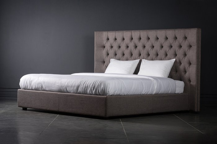 Кровать Брадфорд декорированная капитоне 180х200  - лучшие Кровати для спальни в INMYROOM