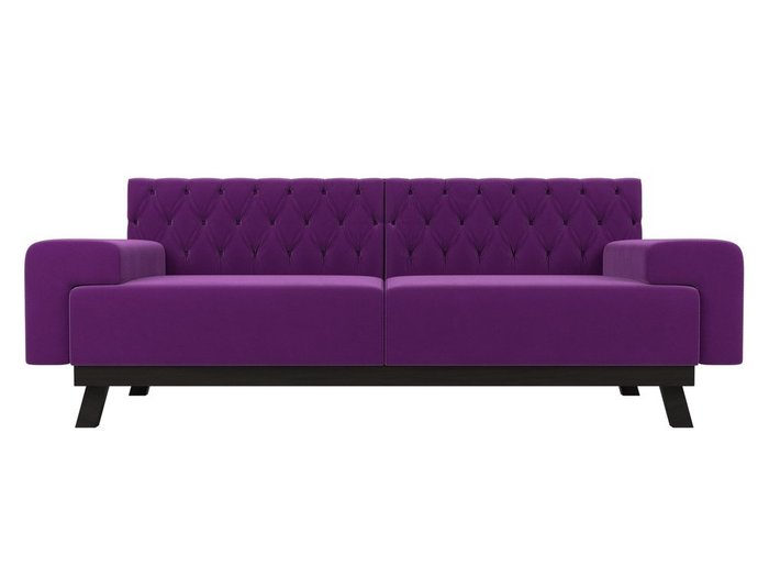 Диван Мюнхен Люкс фиолетового цвета  - купить Прямые диваны по цене 39999.0