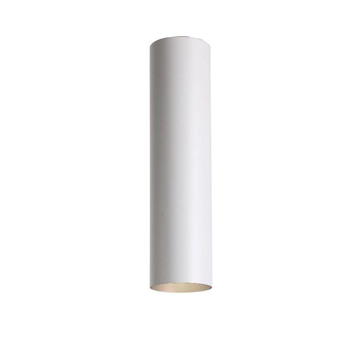 Потолочный светодиодный светильник Drum белого цвета