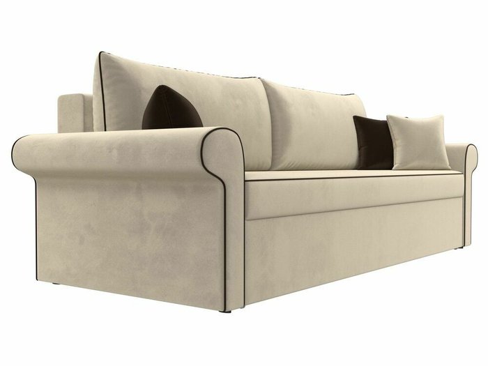 Прямой диван-кровать Милфорд бежевого цвета - лучшие Прямые диваны в INMYROOM