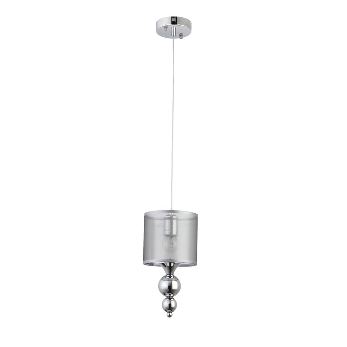 Светильник подвесной Pazione серебристого цвета - купить Подвесные светильники по цене 2082.0
