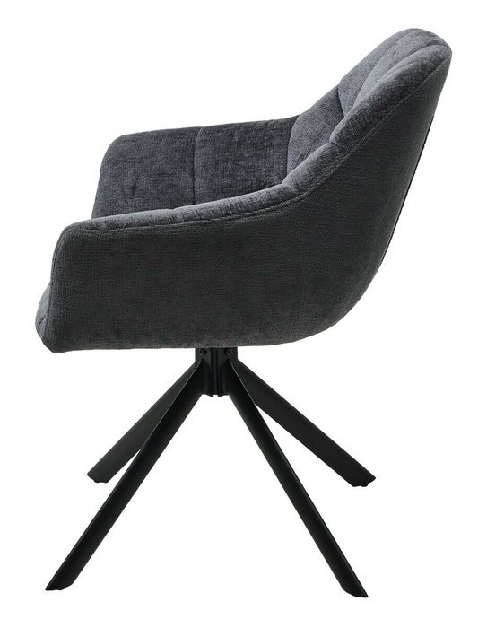 Стул Arva вращающийся темно-серого цвета - купить Обеденные стулья по цене 14550.0