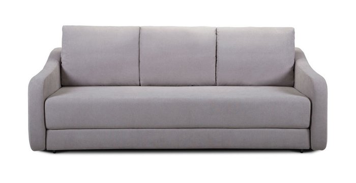 Прямой диван-кровать Иден серого цвета