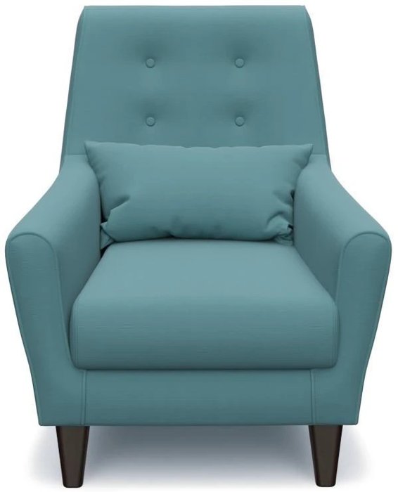 Кресло Френсис Флэтфорд Emerald голубого цвета - купить Интерьерные кресла по цене 11724.0
