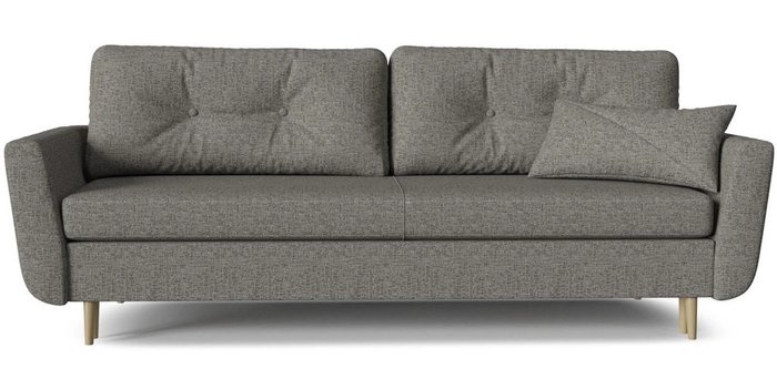 Диван-кровать прямой Норфолк Dream Grey серого цвета - купить Прямые диваны по цене 38103.0