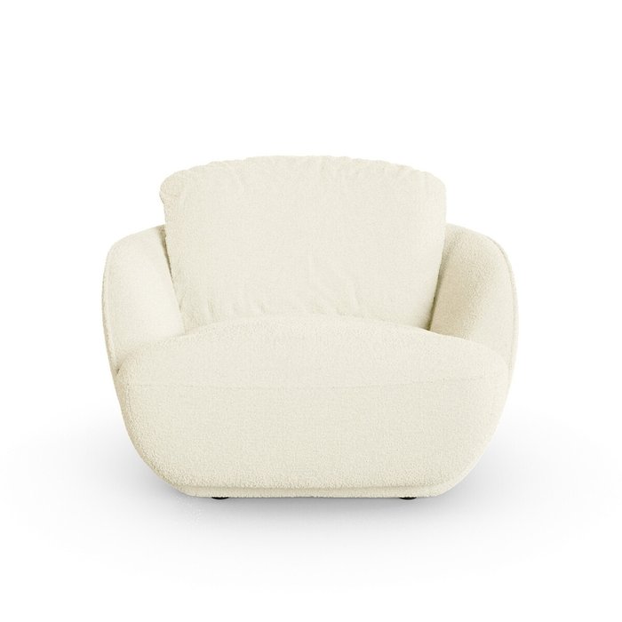Кресло-шар из ткани букле Alpine бежевого цвета - купить Интерьерные кресла по цене 87048.0