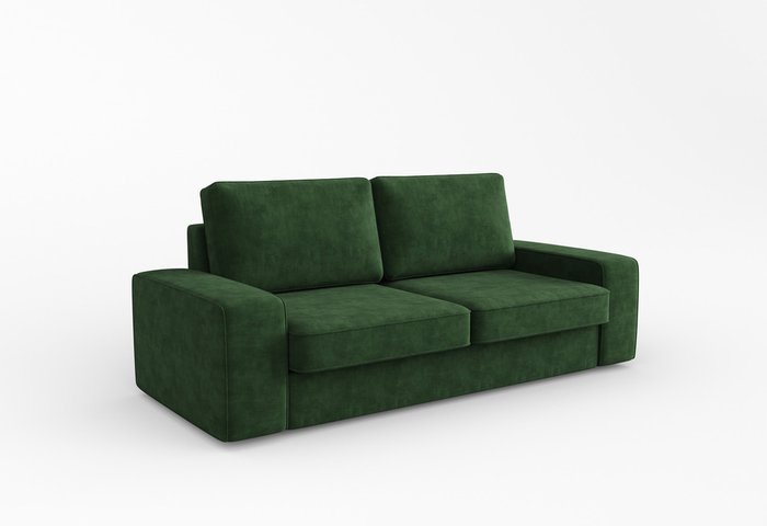 Диван-кровать Lykke темно-зеленого цвета - купить Прямые диваны по цене 86889.0