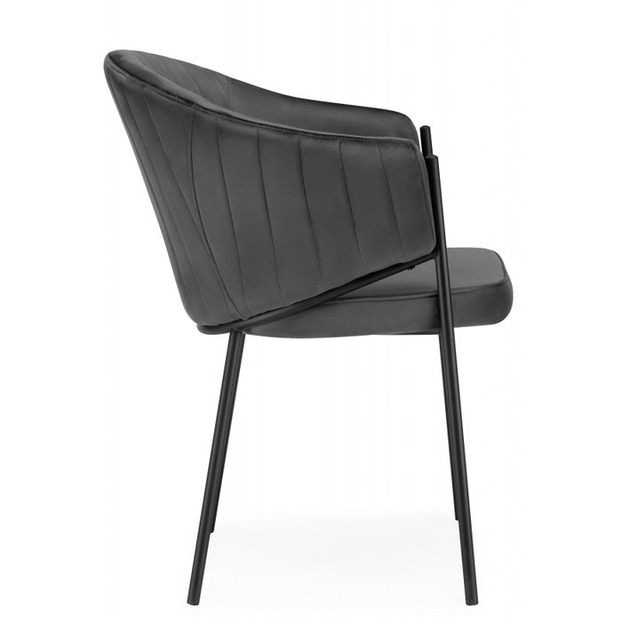 Стул Kortni темно-серого цвета - лучшие Обеденные стулья в INMYROOM