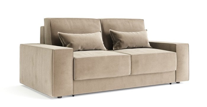 Диван-кровать Модесто бежевого цвета - купить Прямые диваны по цене 73039.0