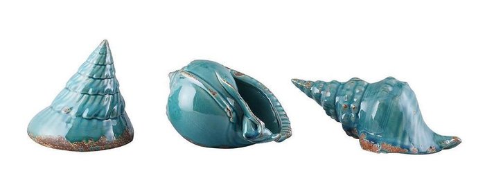 Предмет декора Marine Shells Teal I - купить Фигуры и статуэтки по цене 2476.0 Предмет декора Marine Shells Teal I - купить Фигуры и статуэтки по цене 2476.0