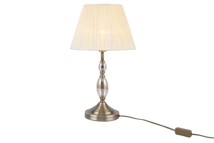Настольная лампа Peta с металлическим основанием - купить Настольные лампы по цене 6392.0