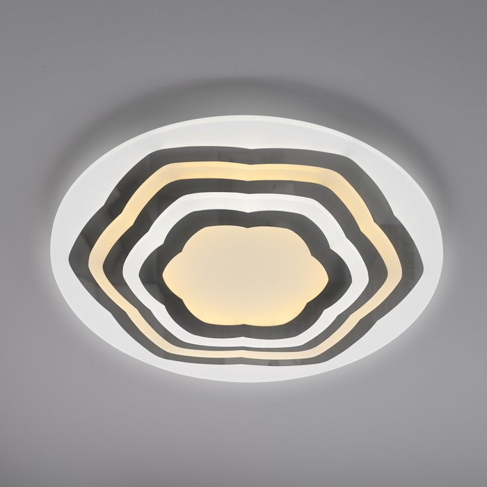Потолочный светодиодный светильник с пультом 90117/4 хром - лучшие Потолочные светильники в INMYROOM