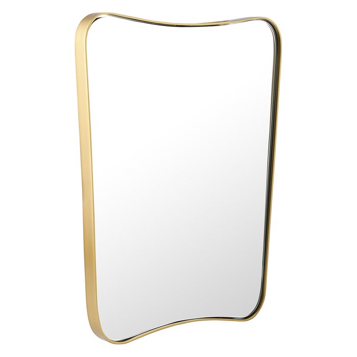 Зеркало настенное Raffin 36х45 золотого цвета - купить Настенные зеркала по цене 18900.0