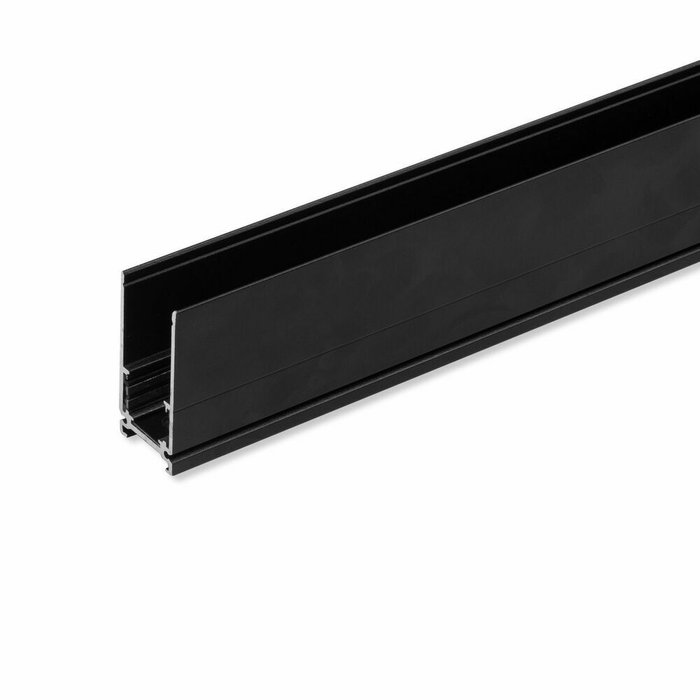 Шинопровод накладной Slim Magnetic 100 черного цвета - лучшие Шинопровод в INMYROOM