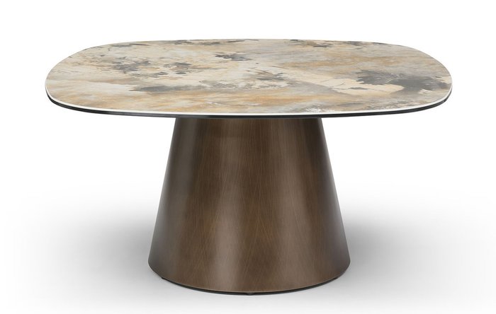 Стол журнальный Melanie 90 коричневого цвета - купить Журнальные столики по цене 79920