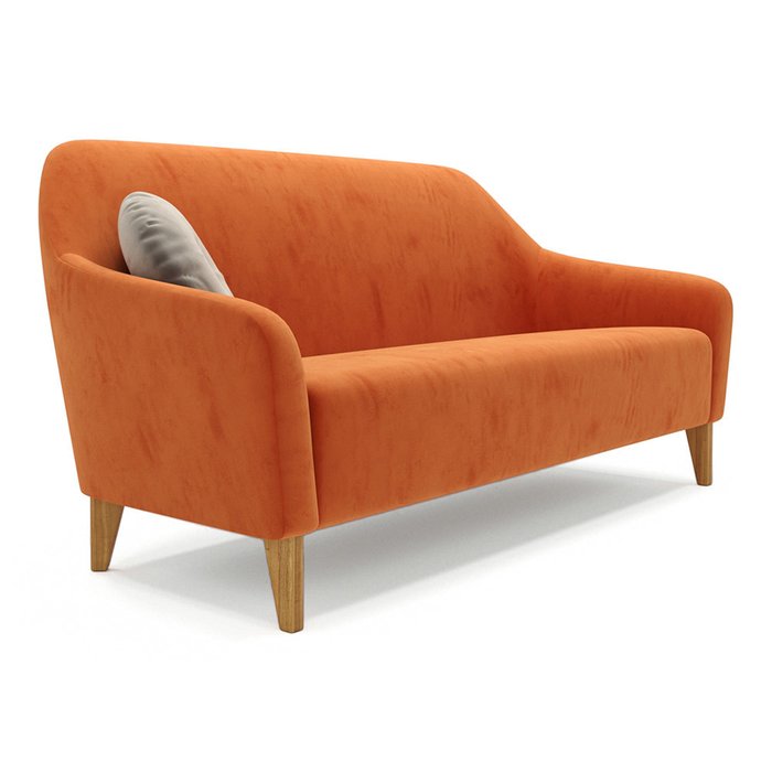 Трехместный диван Miami lux оранжевого цвета