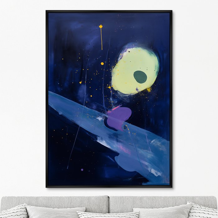 Репродукция картины Galactic space, No 2, 2024г. - купить Картины по цене 24999.0