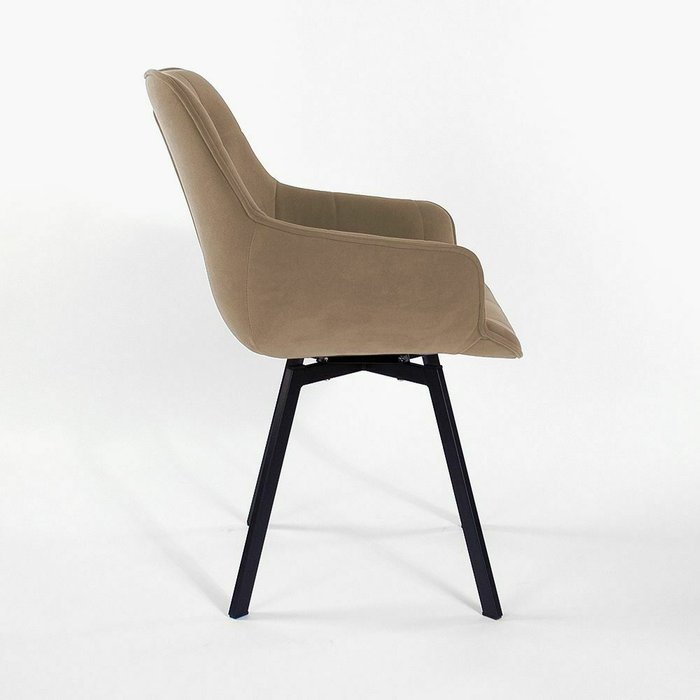 Стул Авиано вращающийся бежевого цвета - лучшие Обеденные стулья в INMYROOM