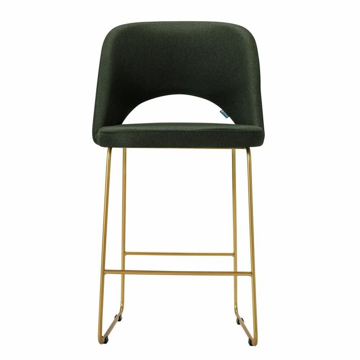 Полубарный стул Lars темно-зеленого цвета - купить Барные стулья по цене 11860.0