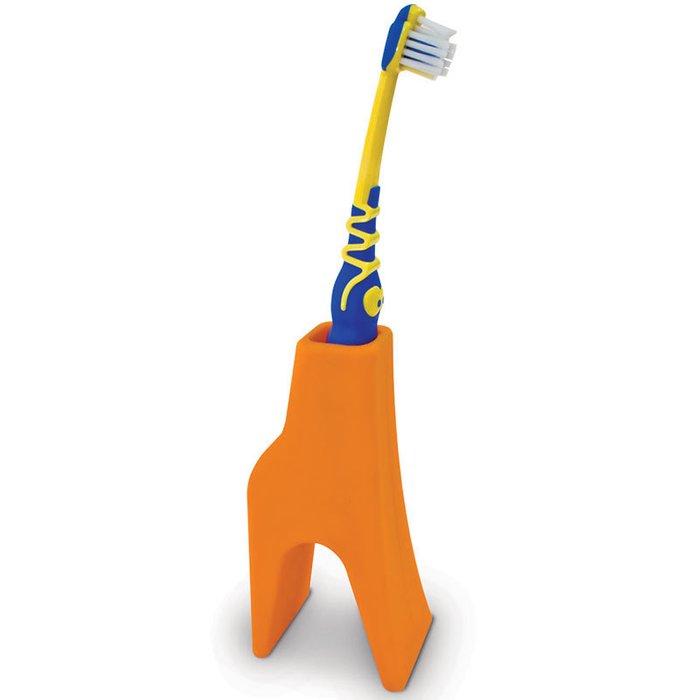 Держатель для зубной щетки J-me giraffe оранжевый