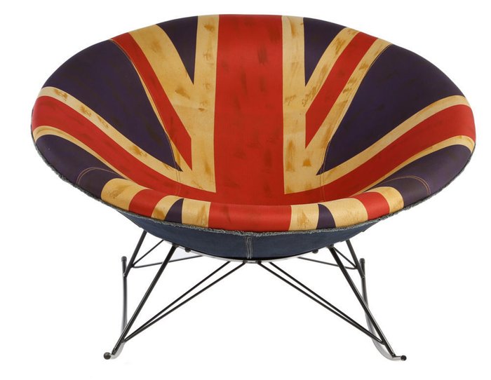Кресло-качалка Greg UK Flag - купить Интерьерные кресла по цене 29770.0