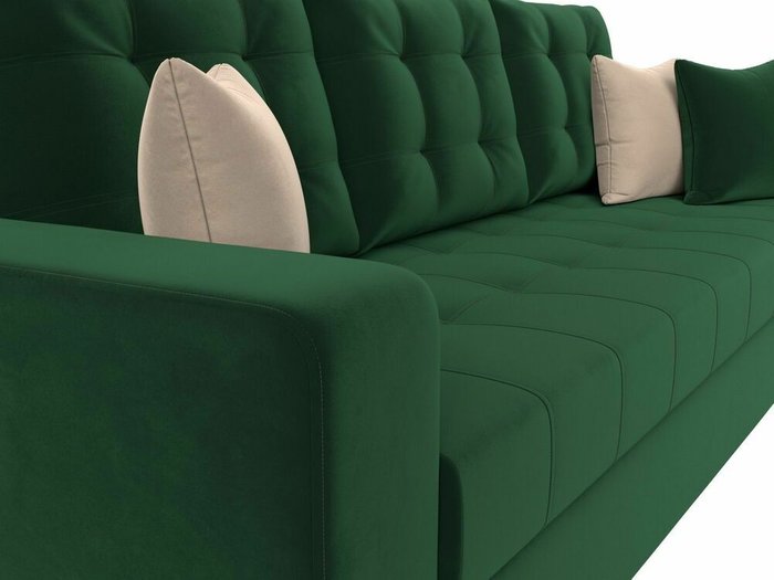 Диван-кровать Ливерпуль зеленого цвета - лучшие Прямые диваны в INMYROOM