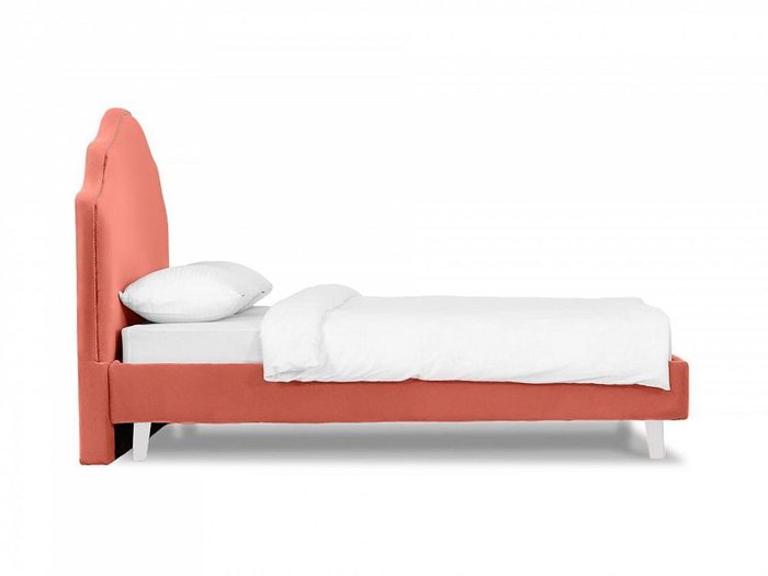 Кровать Queen Victoria L 160х200 кораллового цвета - лучшие Кровати для спальни в INMYROOM