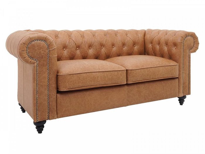 Диван Chester Classic коричневого цвета - купить Прямые диваны по цене 198288.0