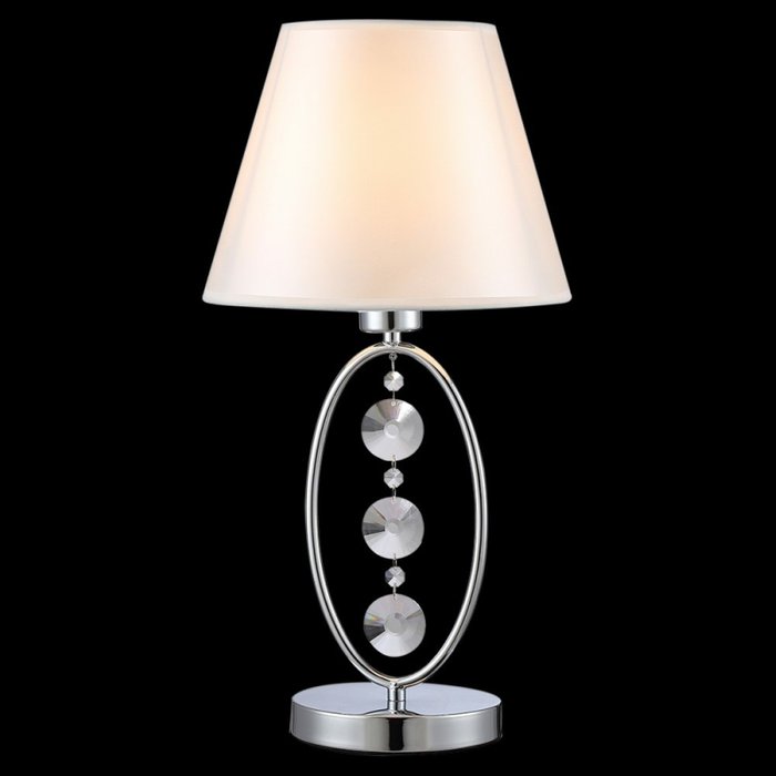 Настольная лампа IL1000-1T-27 CR (ткань, цвет бежевый) - купить Настольные лампы по цене 4810.0
