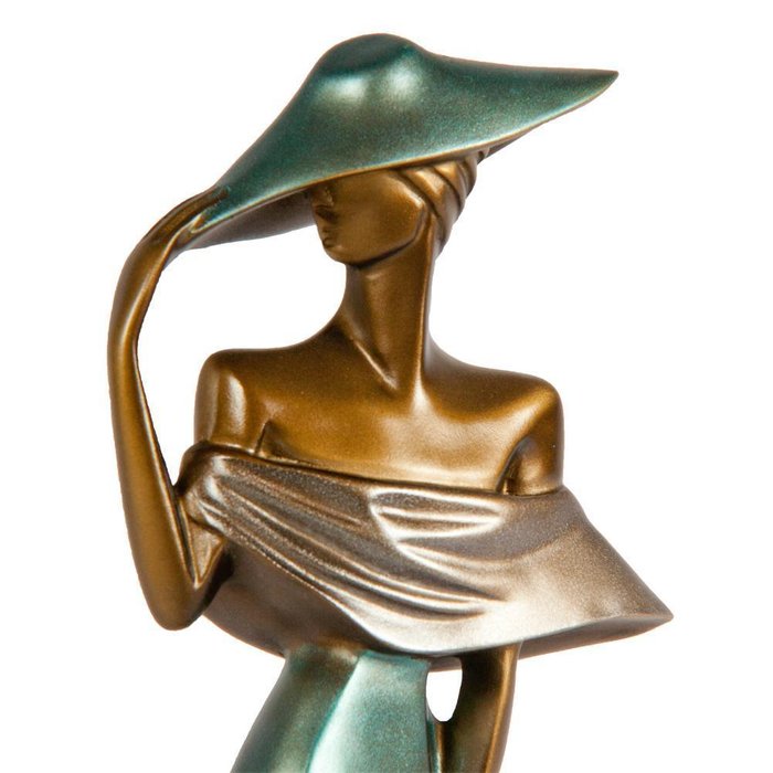 Статуэтка Девушка на ветру из мрамора - купить Фигуры и статуэтки по цене 5424.0
