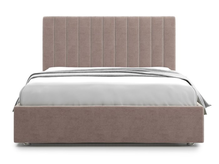 Кровать Premium Mellisa 160х200 светло-коричневого цвета с подъемным механизмом - купить Кровати для спальни по цене 58000.0