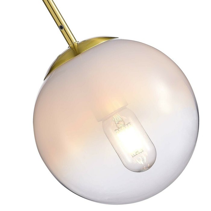 Подвесной светильник Cassius c плафоном прозрачно-белого цвета - лучшие Подвесные светильники в INMYROOM