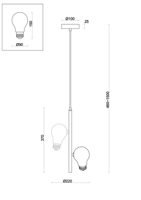 Подвесной светильник Freya FR5372PL-02BS Evidence  Modern - лучшие Подвесные светильники в INMYROOM