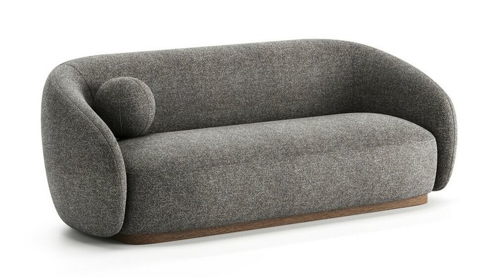 Диван Polly 210 темно-серого цвета