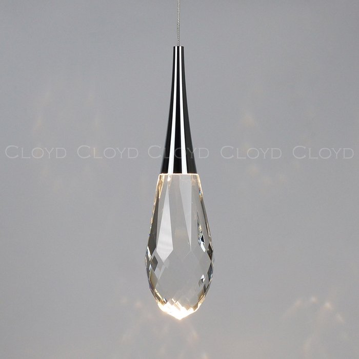 Подвесной светильник Cloyd IONIC P1 / выс. 32 см - хром - лучшие Подвесные светильники в INMYROOM Подвесной светильник Cloyd IONIC P1 / выс. 32 см - хром - лучшие Подвесные светильники в INMYROOM