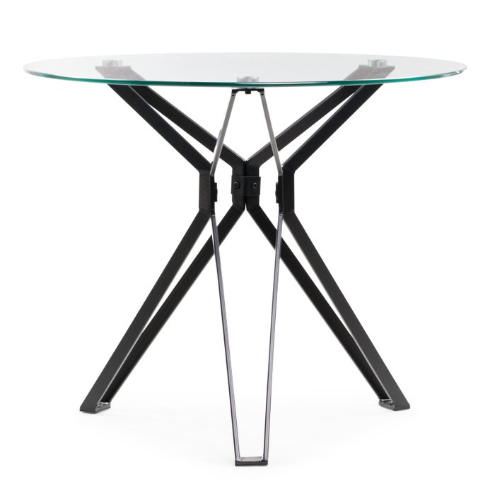 Обеденный стол Roko 80 черного цвета  - купить Обеденные столы по цене 12340.0