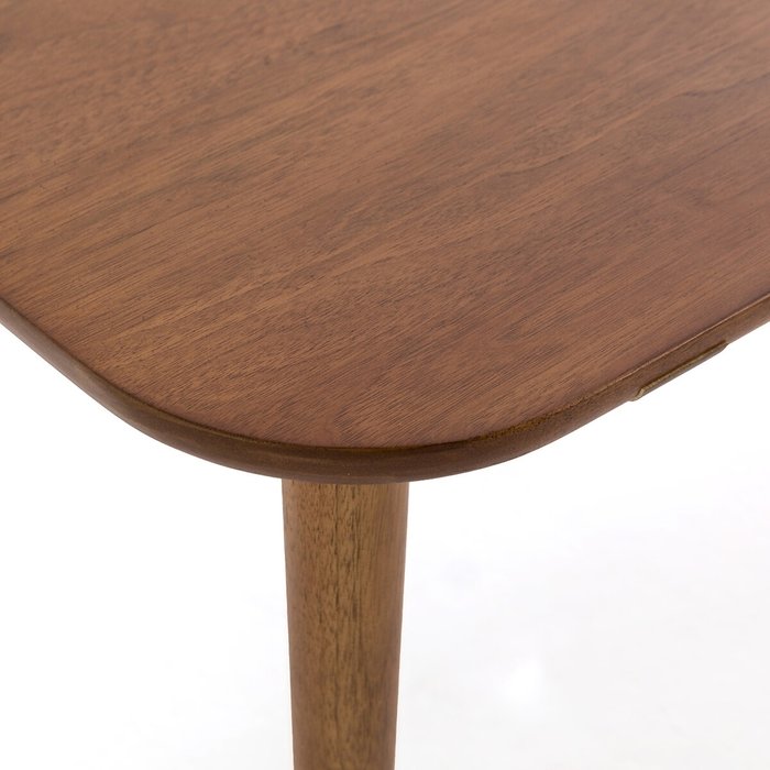 Стол журнальный из массива орехового дерева Marlo коричневого цвета - лучшие Журнальные столики в INMYROOM