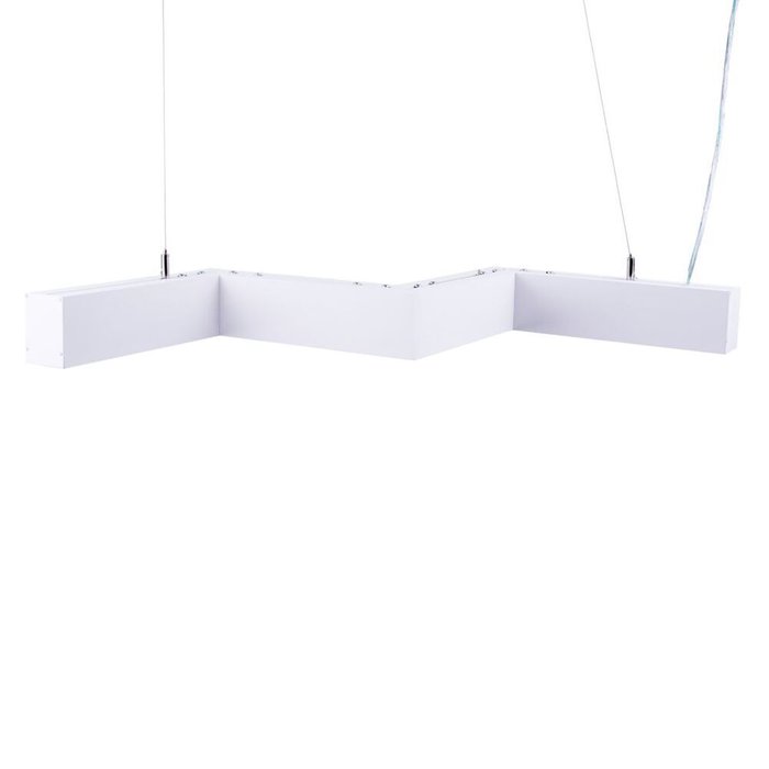 Линейный подвесной светильник Uniel UL-00013518 ULO-K19A 30W/4000K/Z30-120 IP40 WHITE - купить Подвесные светильники по цене 12594