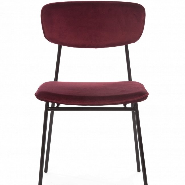 Стул Madrid бордового цвета - лучшие Обеденные стулья в INMYROOM