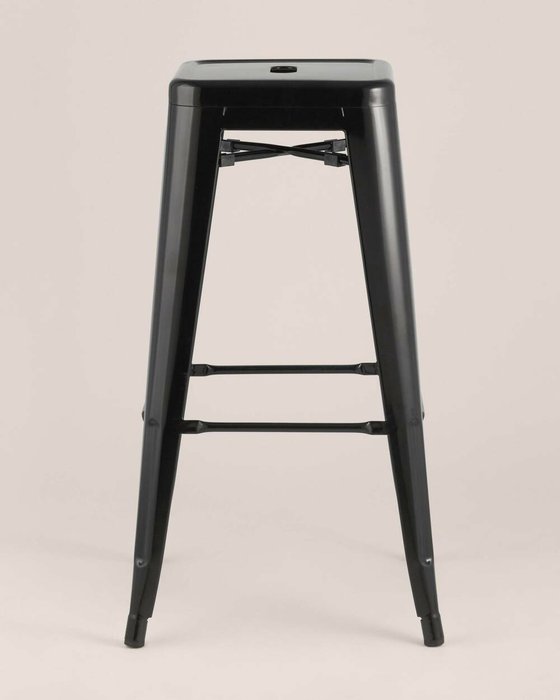 Барный табурет Tolix черного цвета - лучшие Барные стулья в INMYROOM