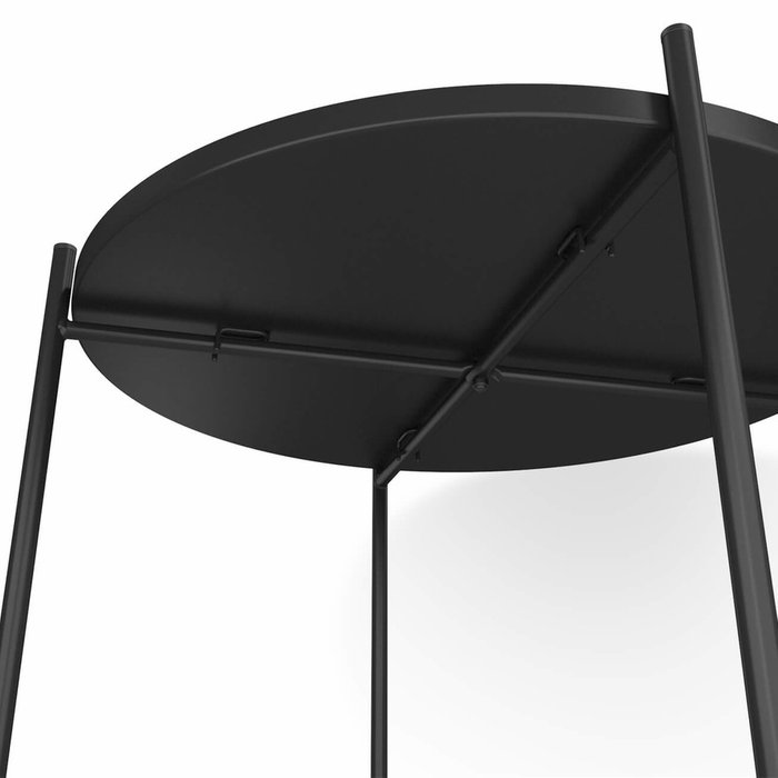 Сервировочный стол Ансбах черного цвета - купить Сервировочные столики по цене 2635.0