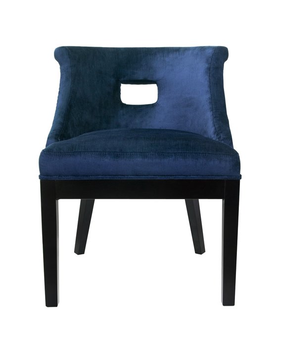 Кресло Chamberlain синего цвета - купить Интерьерные кресла по цене 29610.0