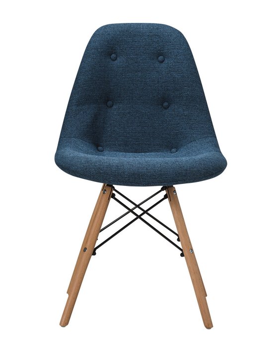 Стул Сканди Блю Арт синего цвета  - купить Обеденные стулья по цене 7220.0
