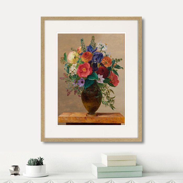Репродукция картины Summer flowers in a vase 1835 г.