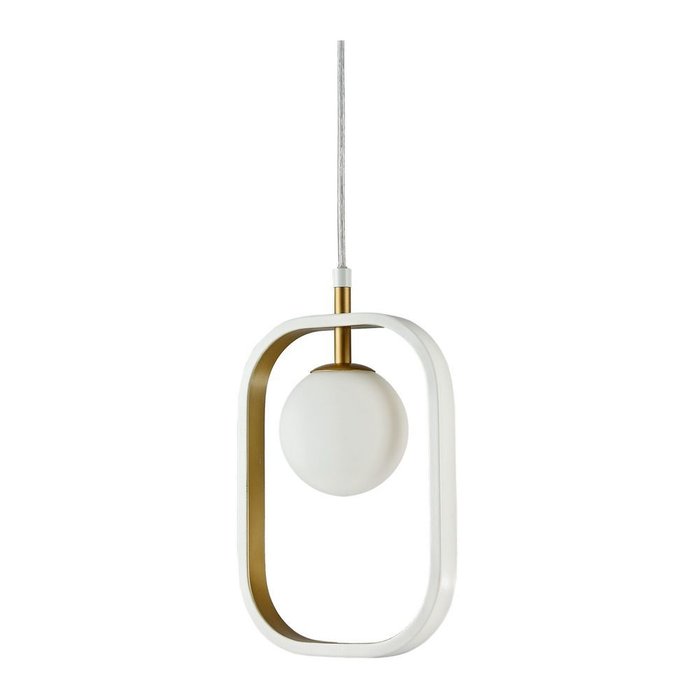 Подвесной светильник Avola бело-золотого цвета - лучшие Подвесные светильники в INMYROOM