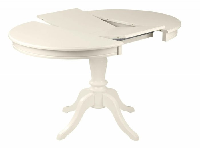 Раздвижной обеденный стол Эгина светло-бежевого цвета - лучшие Обеденные столы в INMYROOM