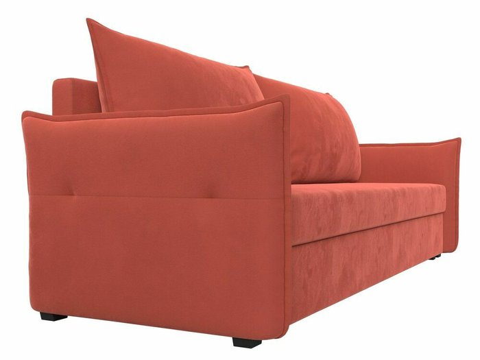 Диван-кровать Лига 004 кораллового цвета - лучшие Прямые диваны в INMYROOM