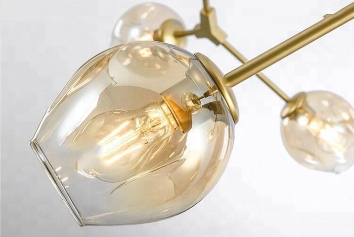 Подвесная люстра Bubble с плафонами из стекла  - купить Подвесные люстры по цене 49050.0
