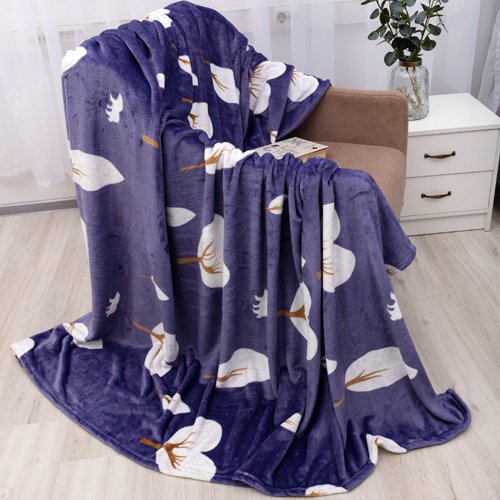 Плед 'Амели' 180х200, велсофт, 100% полиэстер, 'Сказочный лес'