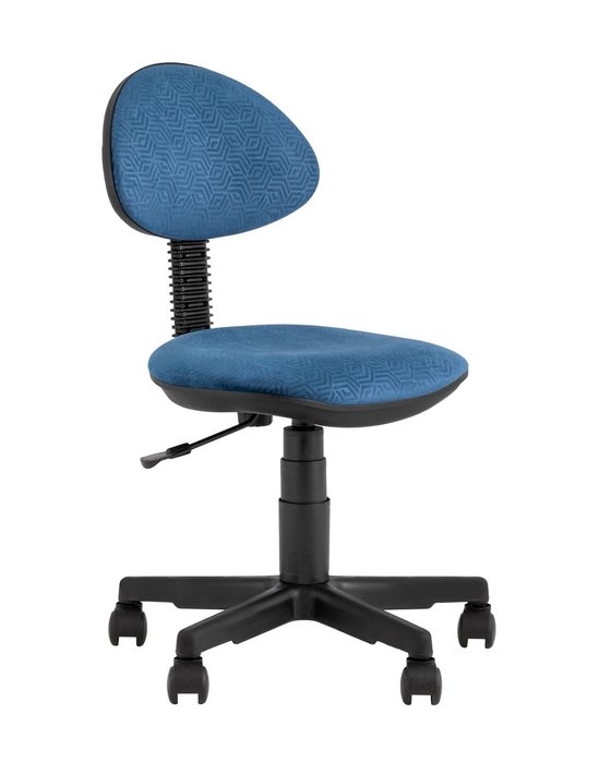 Кресло компьютерное детское Умка геометрия синего цвета